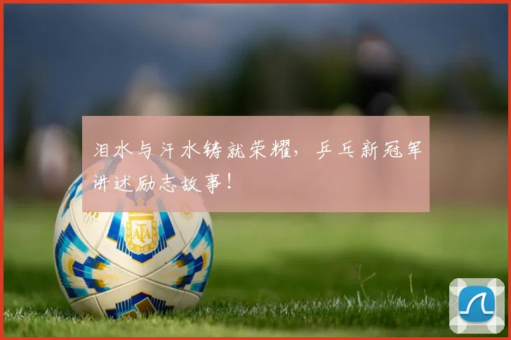 泪水与汗水铸就荣耀,乒乓新冠军讲述励志故事!